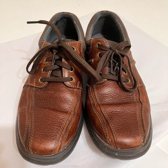 Clarks Collection soft Cushion Ortholite Men Size 9 Brown - Picture 2 of 7